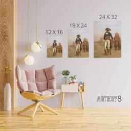 "Artery8 Gerome Napoleon Bonaparte In Egypt Canvas Wall Art Print - Size: W18"" x H24""" - thumbnail 4