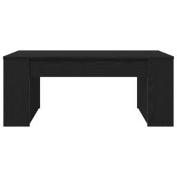 Berkfield Home Coffee Table Black Oak 102x55x42 cm Engineered Wood - Size: 102 x 55 x 42 cm - thumbnail 6