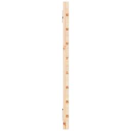 Berkfield Home Wall Headboard 141x3x63 cm Solid Wood Pine in Light Tan - Size: 141 x 3 x 63 cm - thumbnail 5