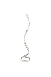 Netlighting Aria Integrated Led Floor Lamp Silver Leaf White Acrylic - thumbnail 1