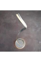 Netlighting Aria Integrated Led Floor Lamp Silver Leaf White Acrylic - thumbnail 5