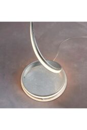 Netlighting Aria Integrated Led Floor Lamp Silver Leaf White Acrylic - thumbnail 6