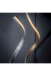 Netlighting Aria Integrated Led Floor Lamp Silver Leaf White Acrylic - thumbnail 4