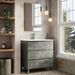 Banyetti Vatilla 800mm Floorstanding Vanity Unit with Veneto 1 TH Basin-Cemento in Grey - thumbnail 3