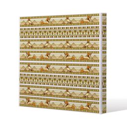 Benjamin Tate Design Ornament of Ancient Egypt to The Frescoes (Canvas Print) / 114 x 114 x 4cm in Natural - Size: 114 x 114 x 4 cm - thumbnail 1