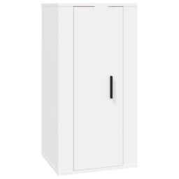 Berkfield Home 2 Piece TV Cabinet Set White Engineered Wood - thumbnail 5