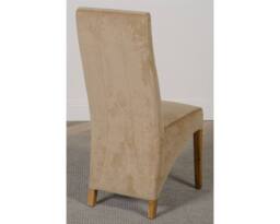 Thats Furniture Kuba 180 x 90 cm Chunky Oak Dining Table & 6 Lola Fabric Chairs in Beige - thumbnail 7