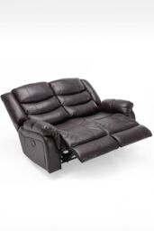 More4Homes Seattle Electric Recliner Bonded Leather 2+3 Seater Sofa Set in Brown - thumbnail 5