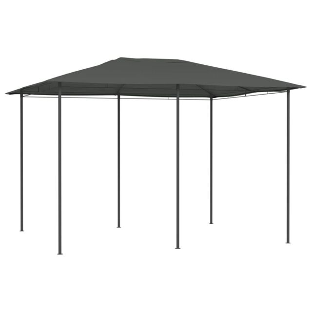 Berkfield Home Gazebo 3x4x2.6 m Anthracite 160 g/m ² in Black - image 1
