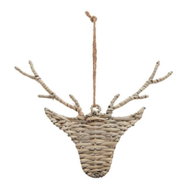 Lemon Pavilion Furniture and Decor The Noel Collection Hanging Reindeer - L12 x W19 x H14 cm - Brown - image 1