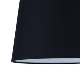 First Choice Lighting Voyage - Light Oak Table Lamp or Bedside Light with Black Shade in Brown - thumbnail 2