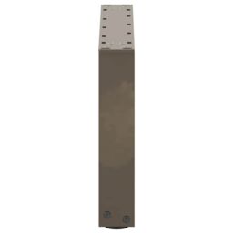 Berkfield Home Coffee Table Legs U-Shaped 2 pcs Natural Steel 50x(30-31) cm Steel in Brown - thumbnail 6
