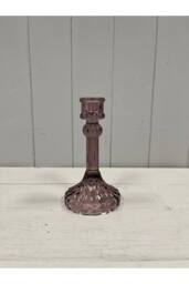 KDMD Amethyst Medium Decorative Candle Holder in Purple
