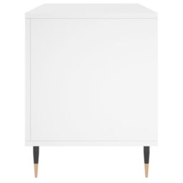 Berkfield Home Record Cabinet White 100x38x48 cm Engineered Wood - Size: 100 x 38 x 48 cm - thumbnail 5