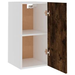 Berkfield Home Hanging Cabinet Smoked Oak 29.5x31x60 cm Engineered Wood in Brown - thumbnail 6