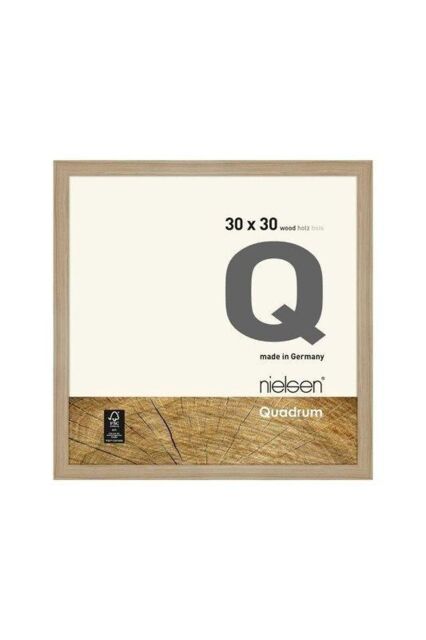 nielsen Quadrum 30 x 30cm Wooden Picture Frame With Protective Glass Front in Light Oak - Size: 30 x 30 cm - image 1
