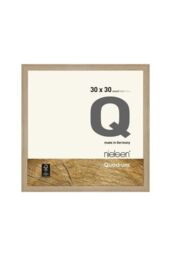 nielsen Quadrum 30 x 30cm Wooden Picture Frame With Protective Glass Front in Light Oak - Size: 30 x 30 cm