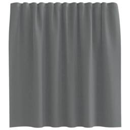 Berkfield Home Voile Curtains with Rod Pockets 2 pcs Dark Grey - thumbnail 4