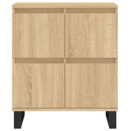 Berkfield Home Sideboards 3 pcs Sonoma Oak Engineered Wood in Brown - thumbnail 6
