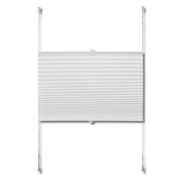 Berkfield Home Plisse Blind 110x100cm White Pleated Blind - Size: 110x100 cm - thumbnail 4