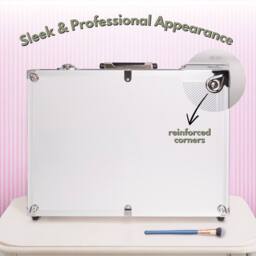 Marco Paul Aluminium Lockable Tool Storage Case in Silver - Size: 500mm - thumbnail 4