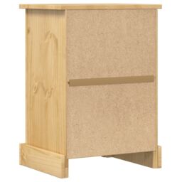 Berkfield Home Bedside Cabinet Corona 45x35x64 cm Solid Wood Pine in Brown - Size: 45 x 35 x 64 cm - thumbnail 6