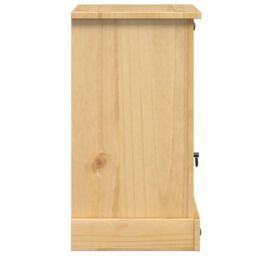 Berkfield Home Bedside Cabinet Corona 45x35x64 cm Solid Wood Pine in Brown - Size: 45 x 35 x 64 cm - thumbnail 5