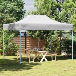 Berkfield Home Professional Folding Party Tent 3x4 m Steel White - thumbnail 2