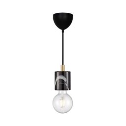 Nordlux Vintage Indoor Pendant Light Black Marble E27 Retro - Mains Powered, IP20 - thumbnail 2