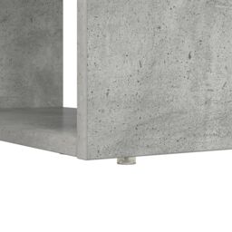 Berkfield Home Desk with Storage Concrete Grey 113x54x120 cm Engineered Wood - Size: 113 x 54 x 120 cm - thumbnail 8