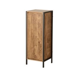 Home Source Locastra Bathroom 3 Tier Floor Cabinet Storage Organiser Frame Modern in Dark Brown - thumbnail 7