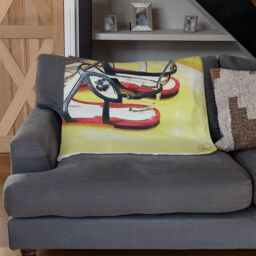 Benjamin Tate Design Pionty Shoes Blanket in Natural - Size: 120 cm x 150 cm - thumbnail 2