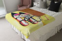 Benjamin Tate Design Pionty Shoes Blanket in Natural - Size: 120 cm x 150 cm - thumbnail 3