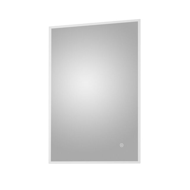 Balterley Rectangular LED Touch Sensor Mirror & Demister 700x500mm - Chrome in Silver - image 1