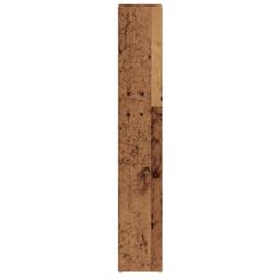 Berkfield Home CD Cabinets 2 pcs Old Wood 21x16x93.5 cm Engineered Wood in Brown - thumbnail 6