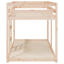 Berkfield Home Bunk Bed without Mattress 90x200 cm Solid Wood Pine in Brown - thumbnail 6