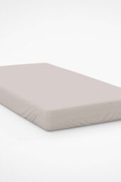 Belledorm Egyptian Cotton 400 Thread Count 38cm Fitted Sheet in Beige - Size: Double - thumbnail 1