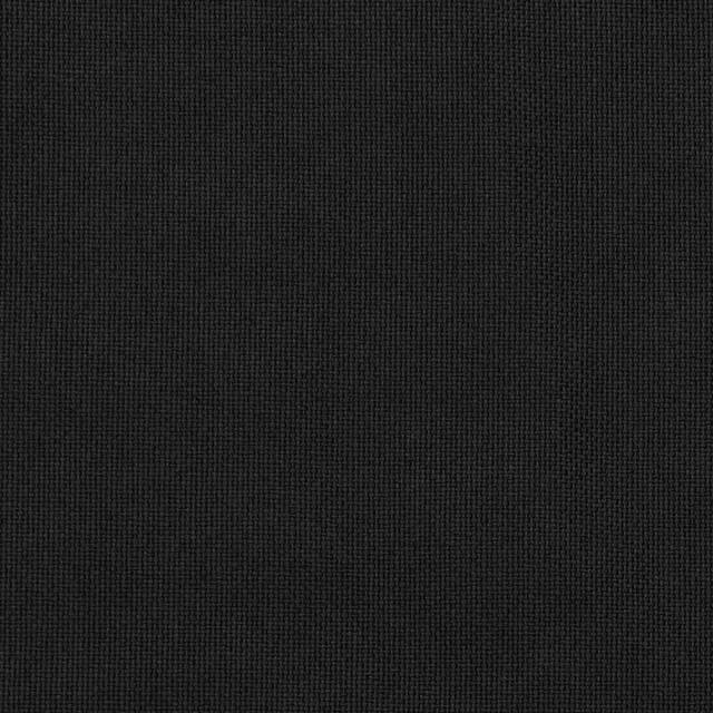 Berkfield Home Linen-Look Blackout Curtains with Hooks 2 pcs Black 140x175 cm - image 1