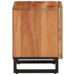 Berkfield Home Bedside Cabinets 2 pcs 40x34x46 cm Solid Wood Acacia in Brown - Size: 40 x 34 x 46 cm - thumbnail 5