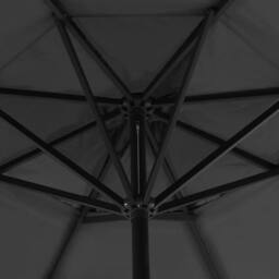 Berkfield Home Outdoor Umbrella with Portable Base Anthracite in Grey - thumbnail 4