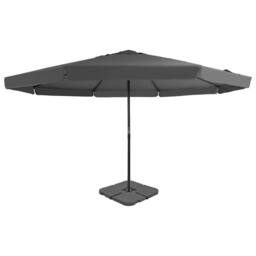 Berkfield Home Outdoor Umbrella with Portable Base Anthracite in Grey - thumbnail 1
