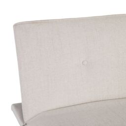 Home Garden Direct Lucca - Click clack Sofa Bed in Premium Textured Linen 3 Seater in Light Grey - thumbnail 8