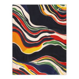 "Artery8 Abstract Colourful Geology Painting Modern Wall Art Print - Size: W18"" x H24""" - thumbnail 1