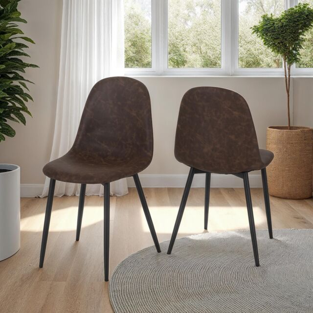 Seconique Athens Chair ( Pair ) in Brown - image 1