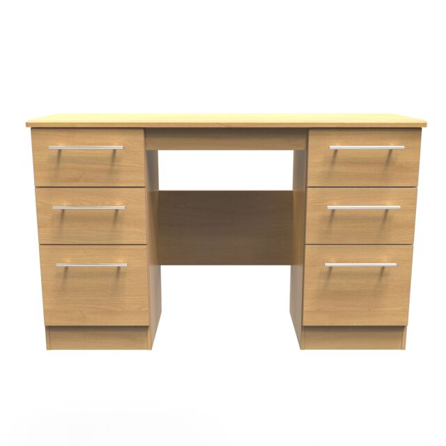 Ready Assembled 2 U Carlton Double Pedestal Desk (Ready Assembled) in Natural - Size: Large - image 1