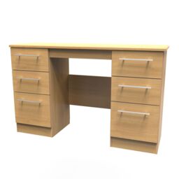 Ready Assembled 2 U Carlton Double Pedestal Desk (Ready Assembled) in Natural - Size: Large - thumbnail 3