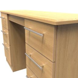 Ready Assembled 2 U Carlton Double Pedestal Desk (Ready Assembled) in Natural - Size: Large - thumbnail 4