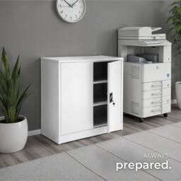 tectake Filing Cabinet in Grey - Size: 1 Pack - thumbnail 8
