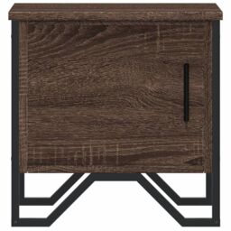 Berkfield Home Bedside Cabinets 2 pcs Brown Oak 40x30x40 cm Engineered Wood - Size: 40 x 30 x 40 cm - thumbnail 5