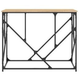 Berkfield Home Console Table Sonoma Oak 100x40x80 cm Engineered Wood in Brown - Size: 100 x 40 x 80 cm - thumbnail 4